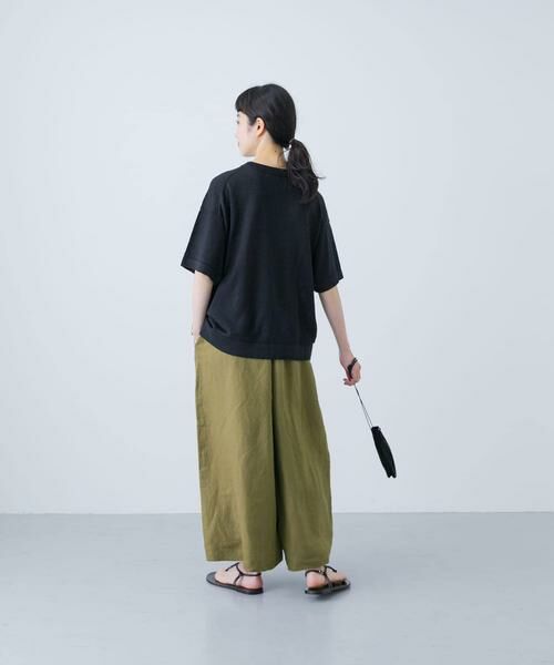 かぐれ / かぐれ その他パンツ | リネンレーヨンワイドギャザーパンツ | 詳細9