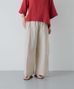 かぐれ / かぐれ その他パンツ | コットンサイドタックワイドパンツ