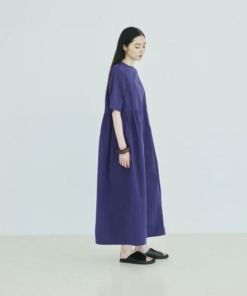 かぐれ / かぐれ ワンピース | コットンシルクサイドギャザーワンピース | 詳細3