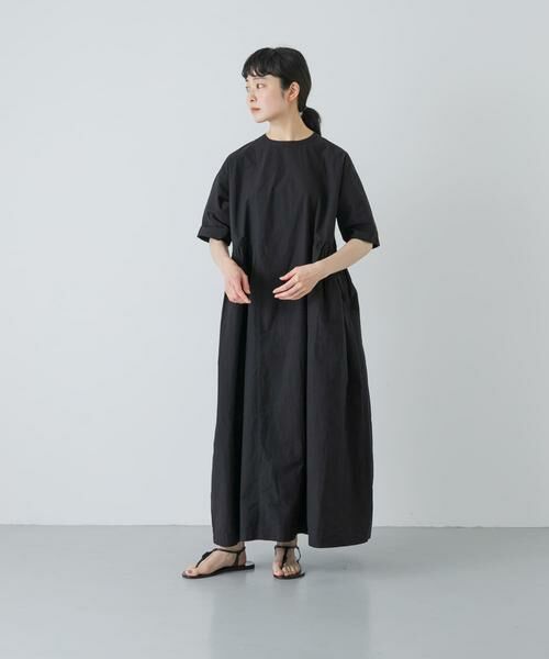 かぐれ / かぐれ ワンピース | コットンシルクサイドギャザーワンピース | 詳細13