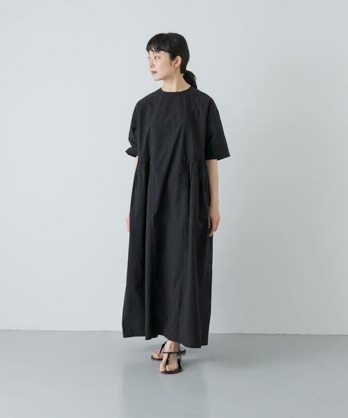 かぐれ / かぐれ ワンピース | コットンシルクサイドギャザーワンピース | 詳細14