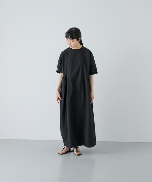 かぐれ / かぐれ ワンピース | コットンシルクサイドギャザーワンピース | 詳細17