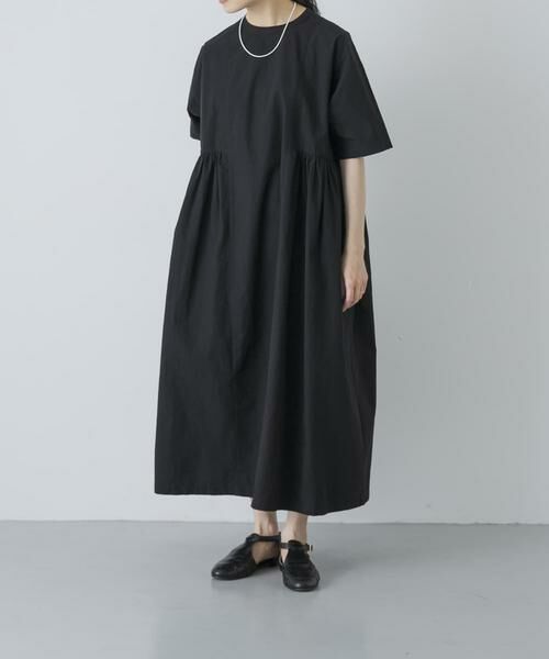かぐれ / かぐれ ワンピース | コットンシルクサイドギャザーワンピース | 詳細20