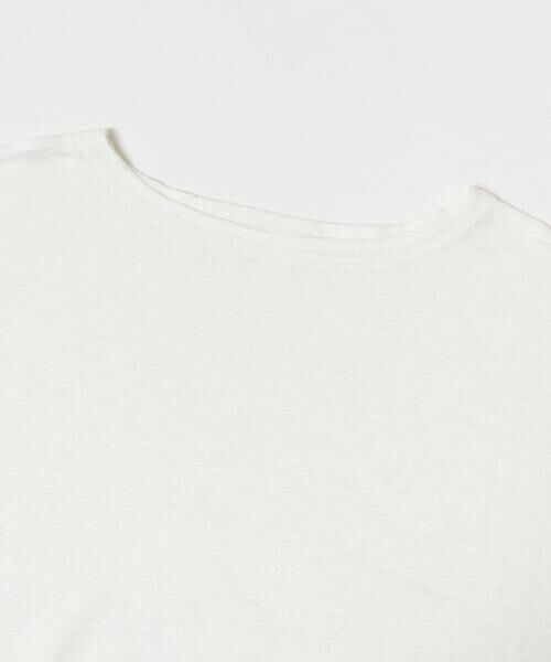 かぐれ / かぐれ Tシャツ | リネンボートネックカットソー | 詳細14