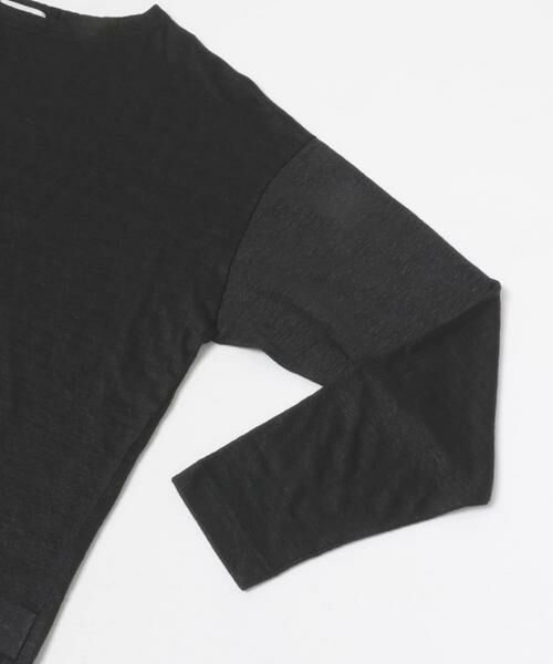 かぐれ / かぐれ Tシャツ | リネンボートネックカットソー | 詳細23
