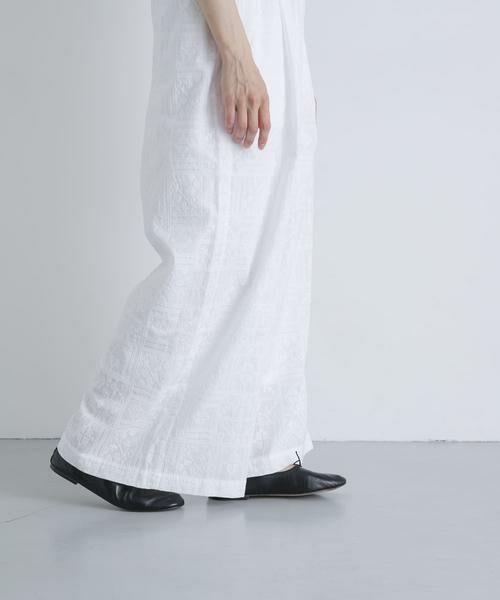 かぐれ / かぐれ その他パンツ | コットンクロス刺しゅうワイドパンツ | 詳細27
