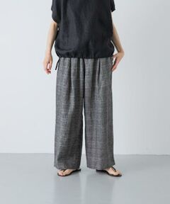 かぐれ / かぐれ その他パンツ | リネングレンチェックイージーパンツ