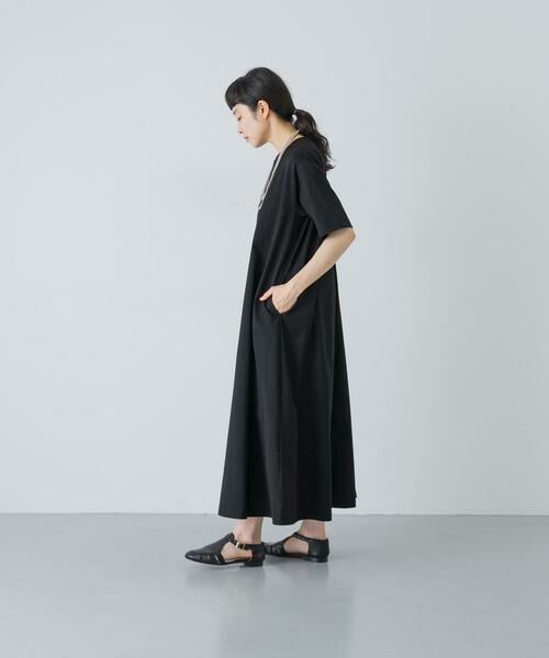 かぐれ / かぐれ ワンピース | 『2サイズ展開』コットンAラインカットワンピース | 詳細2