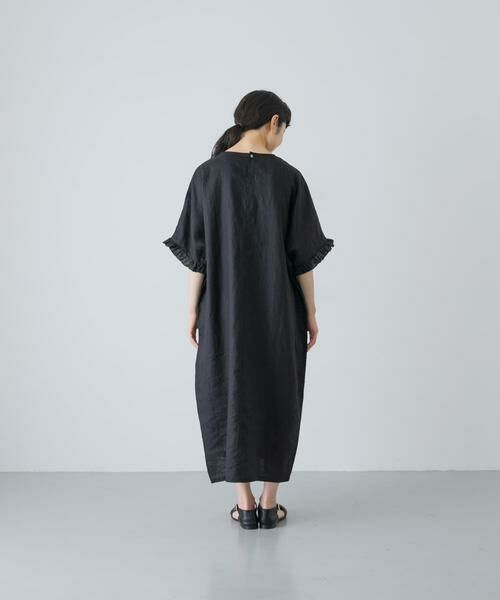 かぐれ / かぐれ ワンピース | 『2サイズ展開』リネンフリルスリーブワンピース | 詳細16