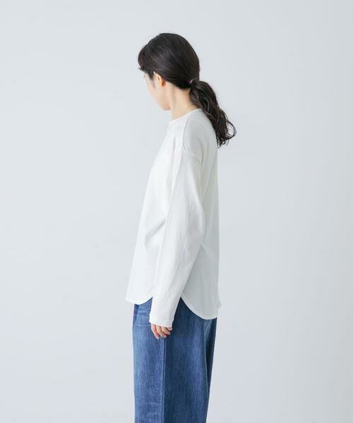 かぐれ / かぐれ Tシャツ | ヘンリーネックコットンカットソー | 詳細9