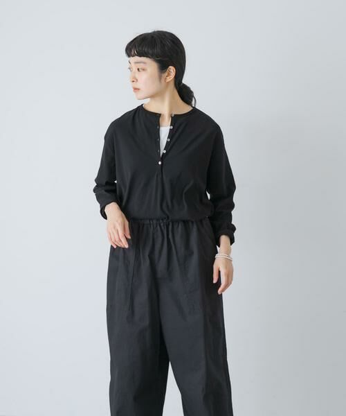 かぐれ / かぐれ Tシャツ | ヘンリーネックコットンカットソー | 詳細17