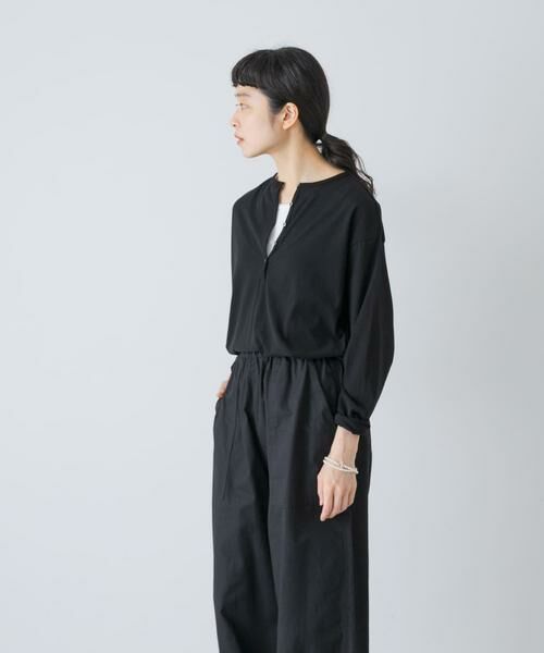 かぐれ / かぐれ Tシャツ | ヘンリーネックコットンカットソー | 詳細18
