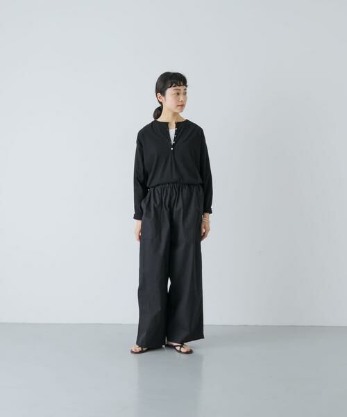 かぐれ / かぐれ Tシャツ | ヘンリーネックコットンカットソー | 詳細21