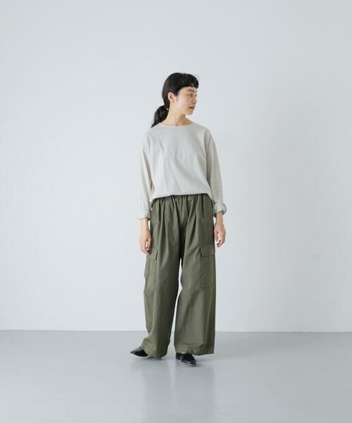 かぐれ / かぐれ Tシャツ | ナローボーダーロングカットソー | 詳細5