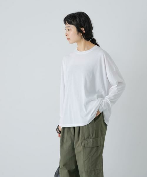 かぐれ / かぐれ Tシャツ | ハイツイストコットン長袖Tシャツ | 詳細3