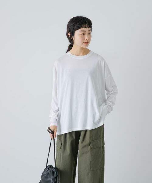 かぐれ / かぐれ Tシャツ | ハイツイストコットン長袖Tシャツ | 詳細4