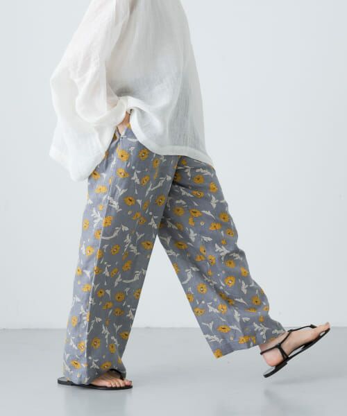 リネンプリントイージーパンツ （その他パンツ）｜＊＊かぐれ