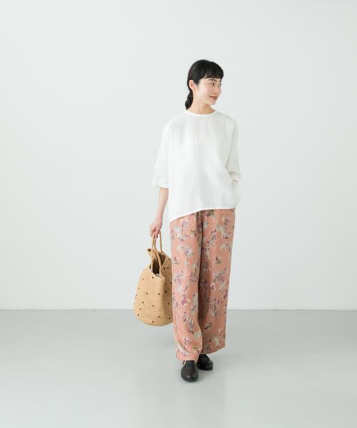 即日発送可！今期＊新品 かぐれ　リネンイージーパンツ ベージュ 楽天市場】リネンイージーパンツ／かぐれ（kagure） : 丸井