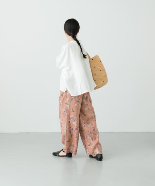 即日発送可！今期＊新品 かぐれ　リネンイージーパンツ ベージュ RE STOCK】 現在オンラインストアで予約中のコットンリネン