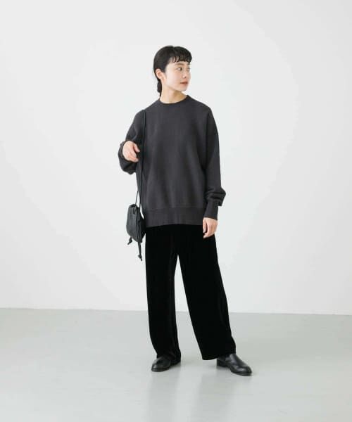 かぐれ コットンリヨセルスウェットプルオーバー グレー かぐれ｜コットンリヨセルスウェットプルオーバー - かぐれ