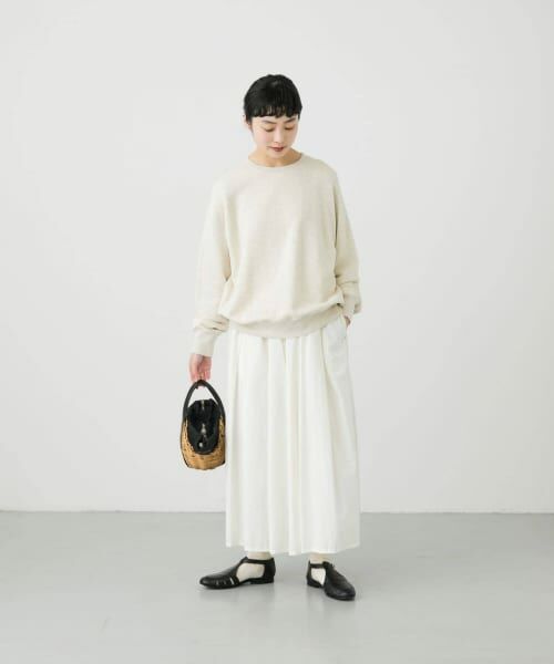 かぐれ コットンリヨセル半袖スウェット ライトグレー L/GRAY かぐれ コットンリヨセル半袖スウェット ライトグレー L/GRAY か