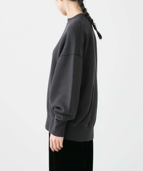 かぐれ コットンリヨセルスウェットプルオーバー チャコール かぐれ（カグレ）の「コットンリヨセルスウェットプルオーバー