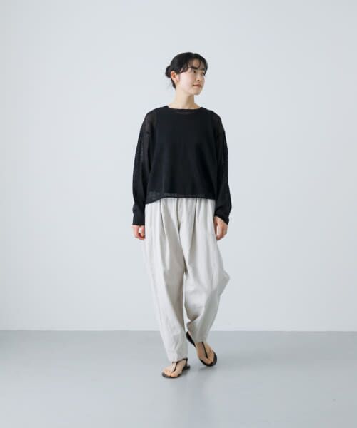 【新品・未使用】かぐれ　カラーコクーンパンツ　PINK かぐれ｜カラーコクーンパンツ | Rakuten Fashion(楽天