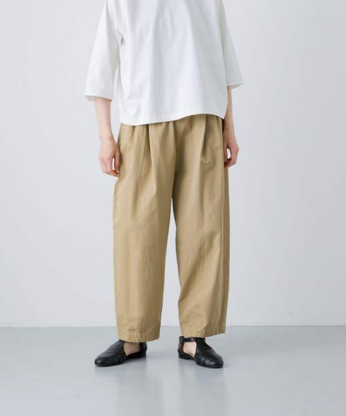 かぐれ　コットンクロップドパンツ　ベージュ　アーバンリサーチ コットンクロップドパンツ(FREE BEIGE): ボトム｜URBAN RESEARCH