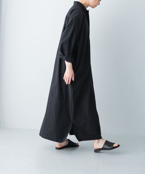 セール】 『2サイズ展開』コットンシルクシャツワンピース