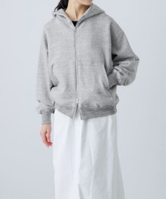スウェットジップフーディー