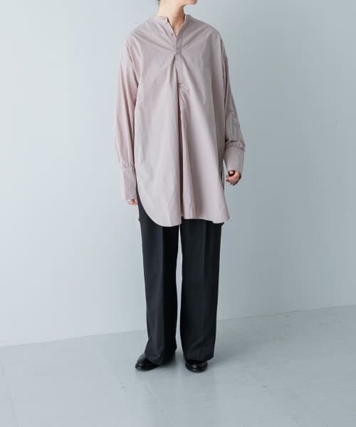 コットンシルク　チュニックシャツ かぐれ｜コットンシルクチュニックシャツ | Rakuten Fashion