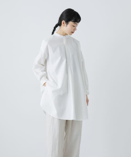 セール】 コットンシルクチュニックシャツ （シャツ・ブラウス
