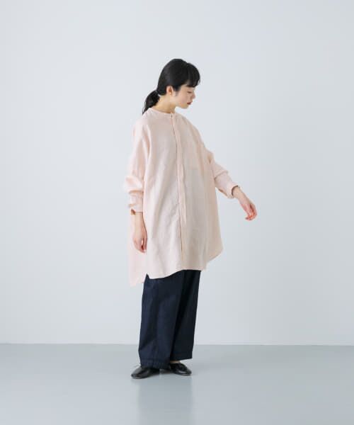 リネンチュニックシャツ （シャツ・ブラウス）｜＊＊かぐれ / か