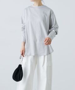 コットンクルーネックカットソー