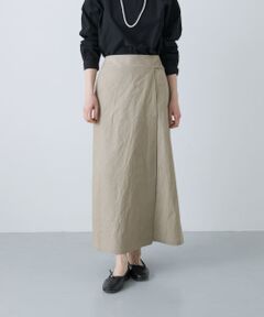 コットンラップスカート