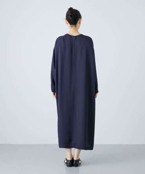 セール】 『2サイズ展開』アセテートワイドワンピース