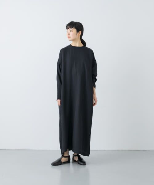 新品タグ付き　かぐれ　2サイズ展開コクーンスリーブストレートワンピースドアーズ かぐれ｜『2サイズ展開』コクーンスリーブストレートワンピース