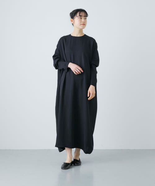 セール】 『2サイズ展開』アセテートワイドワンピース