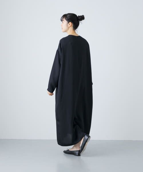 アクレントワンピース メッシュコンビロングドレス｜ACLENT（アクレント）