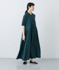 小花柄プリントワンピース