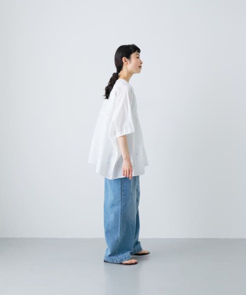 かぐれ オーバーサイズ シャーリング　コットン　トップス kagure かぐれ｜コットンワイドプルオーバーシャツ | Rakuten Fashion