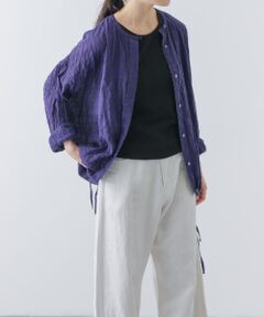 チェックシャツカーディガン