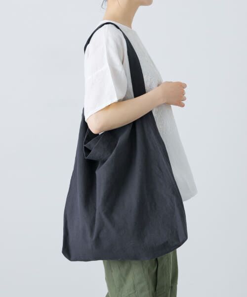 ＊＊かぐれ / かぐれ トートバッグ | コットンリネントートバッグ（BLACK）