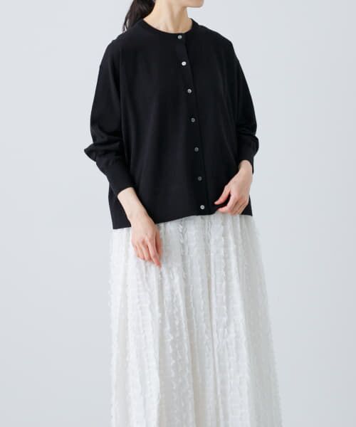 お値下げ中！！かぐれ 24AW コットンオーガンジーシャツカーディガン お値下げ中！！かぐれ 24AW コットンオーガンジーシャツカーディガン