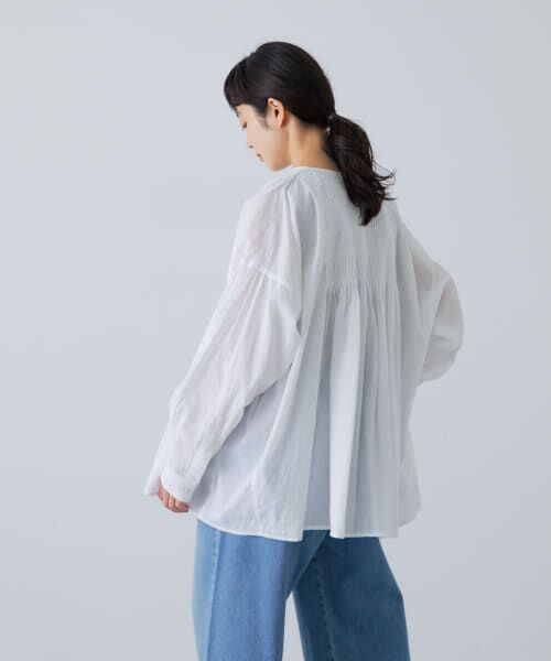 コットンピンタックブラウス （シャツ・ブラウス）｜＊＊かぐれ