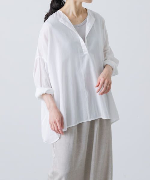 ＊＊かぐれ / かぐれ シャツ・ブラウス | ボイルワイドプルオーバー（OFF）