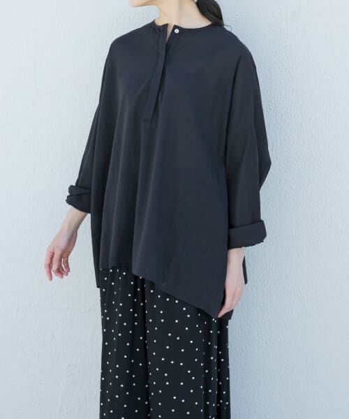 ＊＊かぐれ / かぐれ シャツ・ブラウス | ボイルワイドプルオーバー（BLACK）