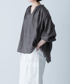 リネンスモックブラウス