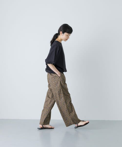 かぐれ　新品　今季　2025春夏　薄手　半袖　フリルスリーブプルオーバー かぐれ 新品 今季 2025 半袖 フリルスリーブプルオーバー