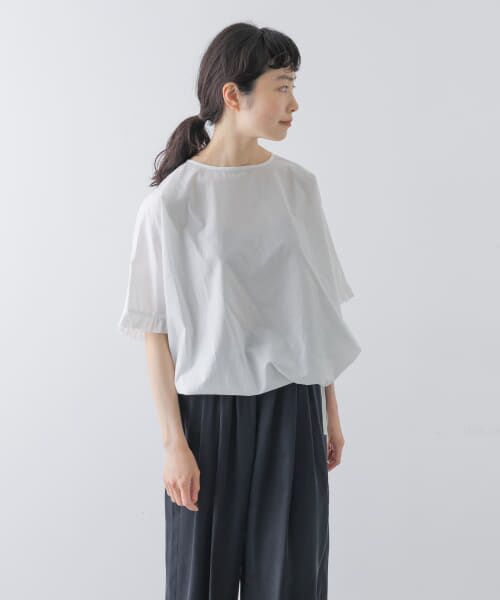 かぐれ　新品　今季　2025　薄手　半袖　フリルスリーブプルオーバー かぐれ 新品 今季 2025春夏 薄手 半袖 フリルスリーブプル